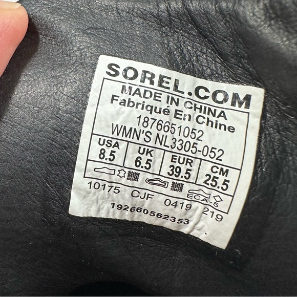 Sorel Blake Lace Up Quarry Boots Womens Sz 8.5 Leather Waterproof Hiking Winter - Picture 14 of 15